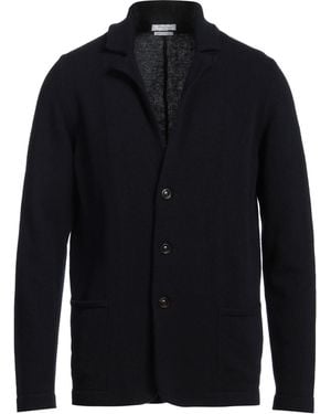 Boglioli Midnight Cardigan Virgin Wool, Cashmere - Blue