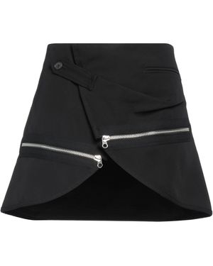 Courreges Mini Skirt Cotton - Black