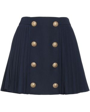 Balmain Mini Skirt - Blue