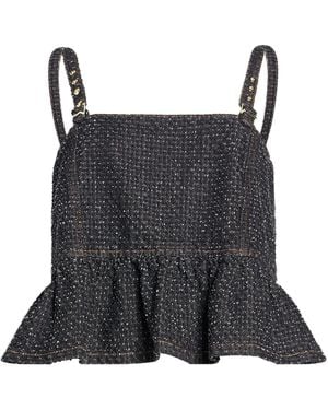 Ganni Top Organic Cotton - Black