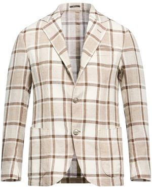 Sartorio Napoli Blazer Linen, Wool - Natural