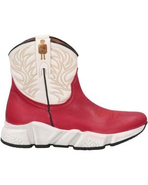 Texas Robot Ankle Boots - Pink