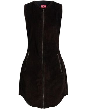 DIESEL Dark Mini Dress Cotton, Elastane - Black