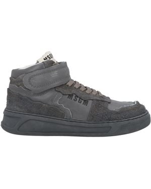 MSGM Lead Sneakers Leather - Gray