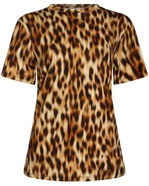 Silvian Heach T-Shirt Rayon, Elastane - Brown