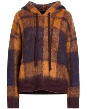 Roberto Collina Jumper Merino Wool, Mohair Wool, Polyamide - Brown