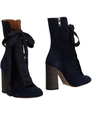Chloé Ankle Boots Leather - Blue