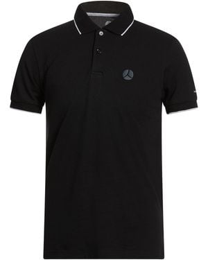 People Of Shibuya Polo Shirt Cotton, Elastane - Black