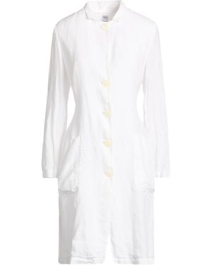 Fedeli Overcoat & Trench Coat Linen - White