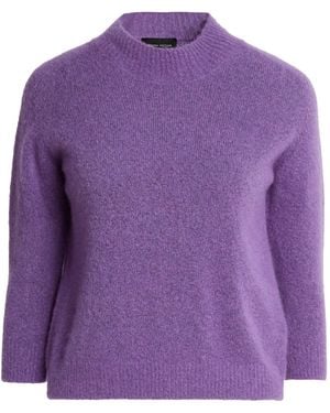Roberto Collina Sweater Cashmere, Silk, Polyester - Purple