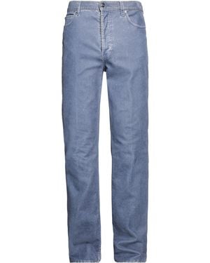 Ferragamo Pants Cotton, Viscose, Elastane - Blue