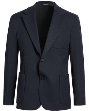 Emporio Armani Blazer Polyester, Viscose, Elastane - Blue
