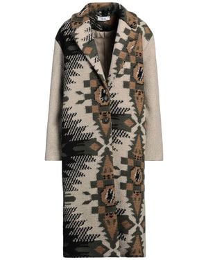 Jijil Overcoat & Trench Coat - Natural