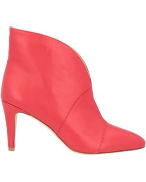 The Seller Ankle Boots Leather - Pink