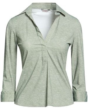 Ghirardelli Military Top Polyamide, Elastane - Green