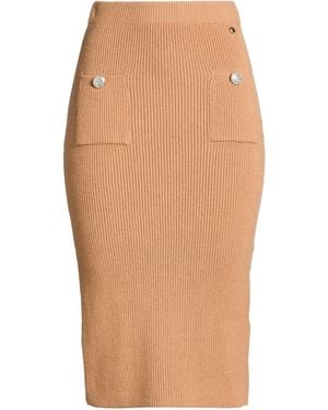 Liu Jo Midi Skirts - Orange