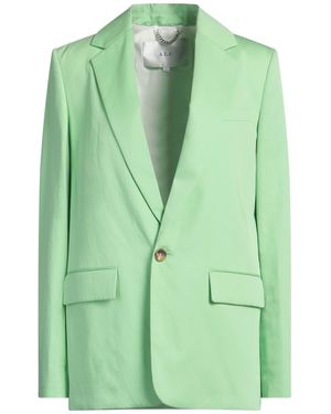 A.L.C. Blazer Cotton, Linen - Green