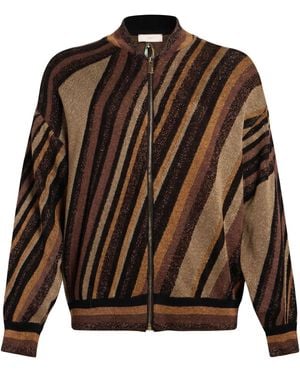 Akep Jacket Viscose, Cotton, Metallic Fiber, Polyamide - Brown