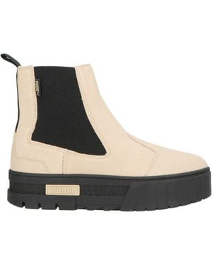 PUMA Mayze Chelsea Suede Wn's Ankle Boots Soft Leather, Textile Fibers - Black