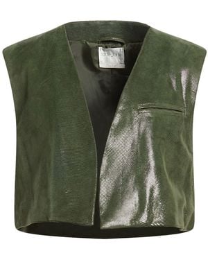 forte_forte Tailored Vests - Green