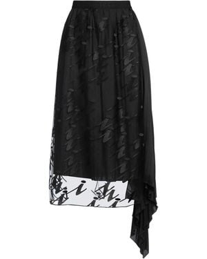 Iceberg Midi Skirt - Black