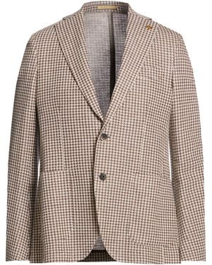 Sartoria Latorre Blazer Cotton, Linen, Polyester - Brown