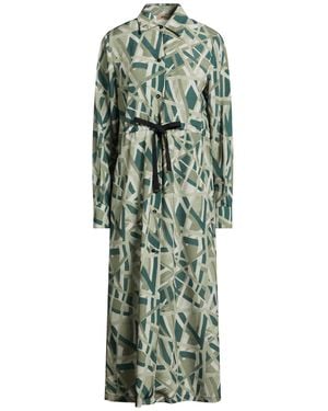 Herno Military Midi Dress Polyester - Green