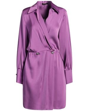 Hanita Mini Dress Polyester, Elastane - Purple