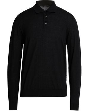AROVESCIO Jumper Merino Wool, Silk - Black