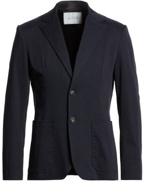 Aion Midnight Blazer Cotton, Elastane - Blue
