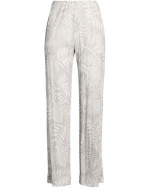 Le Tricot Perugia Pants Linen - Gray