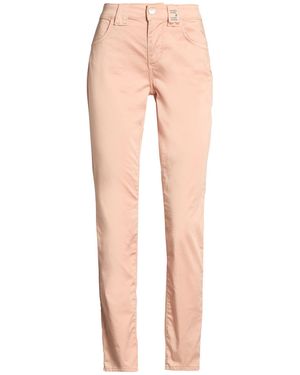 Liu Jo Sand Trousers Cotton, Polyester, Elastane - Natural