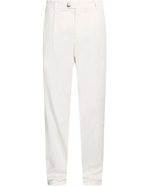 Brunello Cucinelli Trouser - White