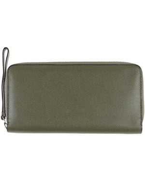 Valextra Brieftasche - Grün