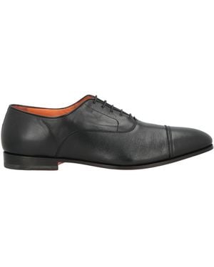 Santoni Lace-Up Shoes Leather - Gray