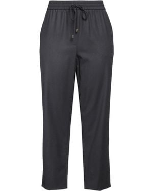 ESCADA Charcoal Pants Virgin Wool, Elastane - Gray