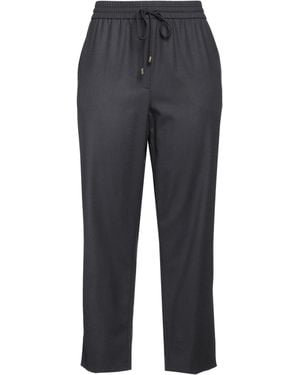 ESCADA Charcoal Pants Virgin Wool, Elastane - Gray