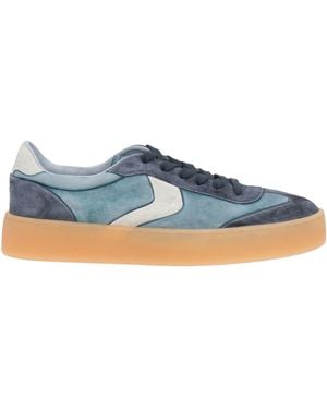 Voile Blanche Mind 02 Slate Sneakers Leather - Blue