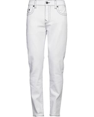 TRUE RELIGION Jeans Cotton, Elastane - White