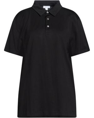 Sunspel Polo Shirt Cotton - Black
