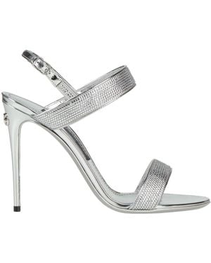 Dolce & Gabbana Sandals - Metallic