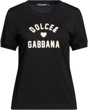 Dolce & Gabbana T-Shirt Cotton - Black