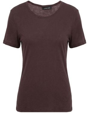 Anine Bing Camiseta - Marrón