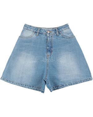 Fly Girl Denim Shorts Cotton - Blue