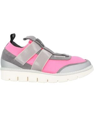 Pànchic Fuchsia Sneakers Textile Fibers, Leather - Pink