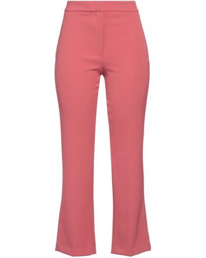 SOLOTRE Antique Rose Trousers Polyester, Elastane - Red
