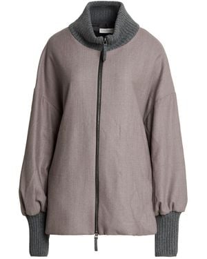 Le Tricot Perugia Jacket Virgin Wool, Elastane - Brown