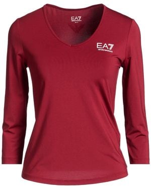 EA7 T-Shirt Polyester, Elastane - Red