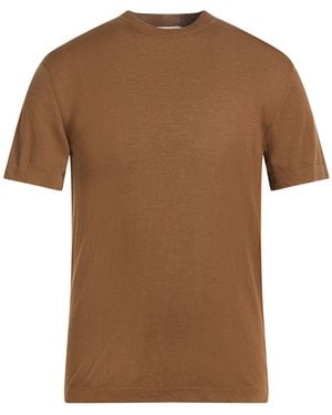 Cruna Camel Jumper Cotton - Brown