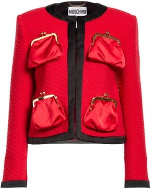 Moschino Jacket Virgin Wool, Polyamide - Red